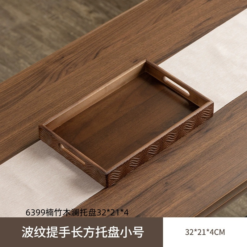 6399楠竹木澜托盘32×21×4