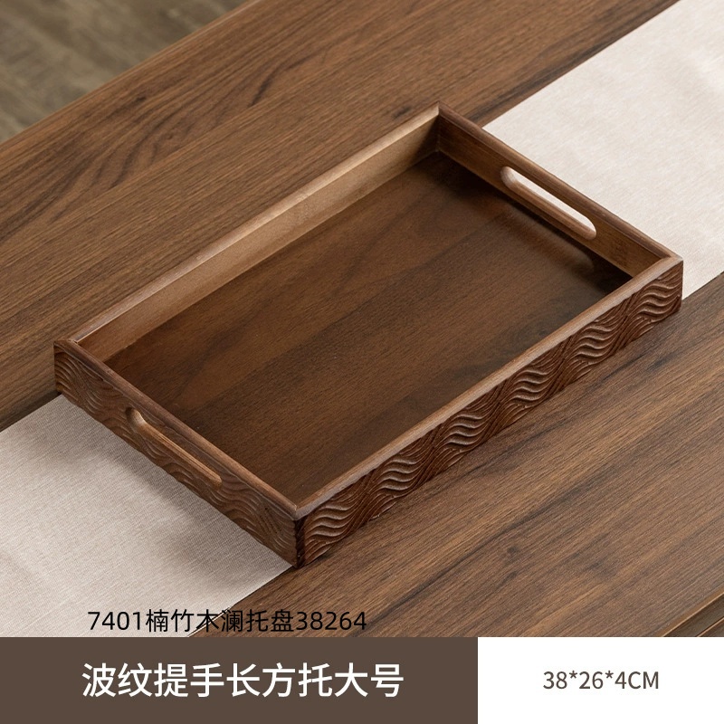 7401楠竹木澜托盘38×26×4