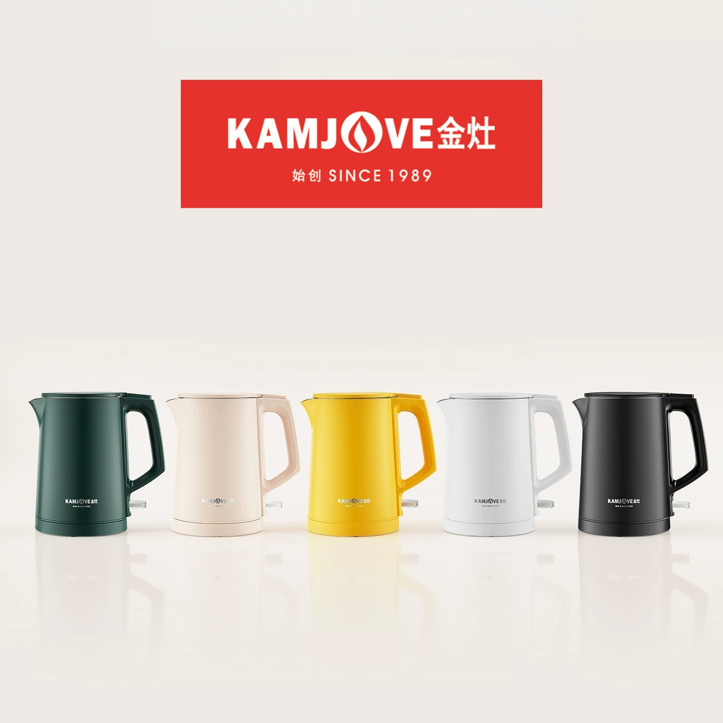 KAMJOVE-金灶烧水壶双层防烫电热水壶餐厅酒店专用小型开水壶不锈钢家用烧水壶-金灶官网