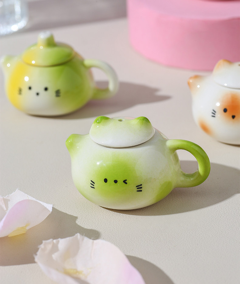 儿童迷你茶具桌面摆放场景展示