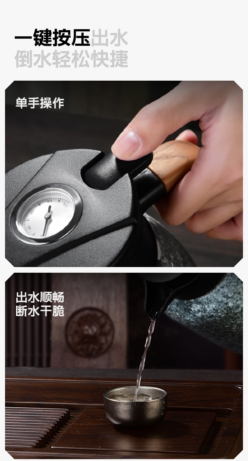 一键按压出水 单手操作出水顺畅断水利落