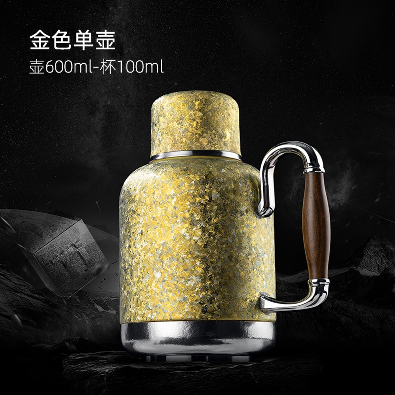 samadoyo尚明Ti03纯钛焖茶壶 星钻金配色展示